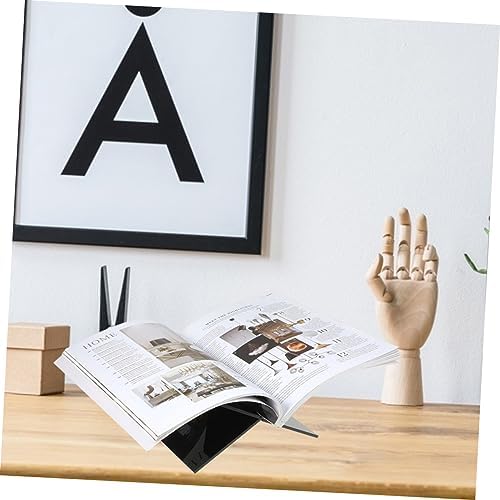 ULDIGI Practical Acrylic Book Stand for Kitchen and Classroom Use