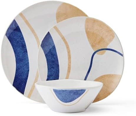Pfaltzgraff Artful Circles 12-Piece Dinnerware Set