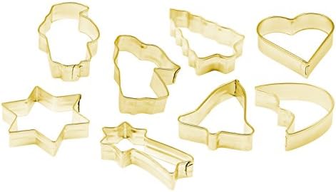 Dr Oetker 8-Piece Gold Cookie Cutter Set