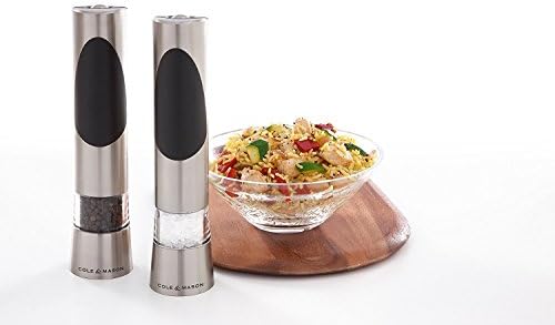 Cole Mason Richmond Electric Salt Pepper Mill Set 1