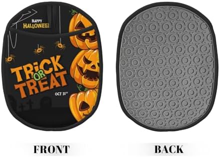 Halloween Pumpkin Silicone Oven Mitts with Pocket