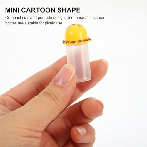 HOLIDYOYO Soy Sauce Containers 6pcs Squeeze Bottles for Travel