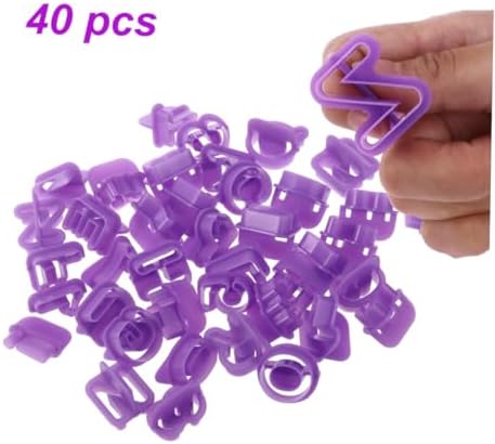 FUNOMOCYA 40Pcs Alphabet Number Cookie Cutters Baking Set