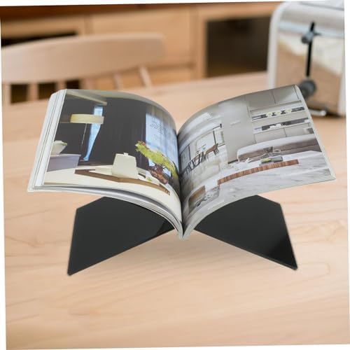 COHEALI Acrylic Cookbook Stand Kitchen Display Stand