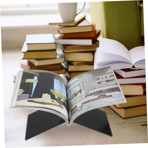 HOODANCOS Acrylic Cookbook Stand for Kitchen