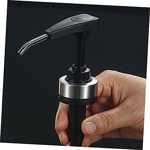 Ciieeo 2pcs Stainless Steel Condiment Squeeze Pump Set