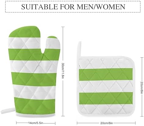 Curdesi 4PCS Oven Mitts and Pot Holders Set 1