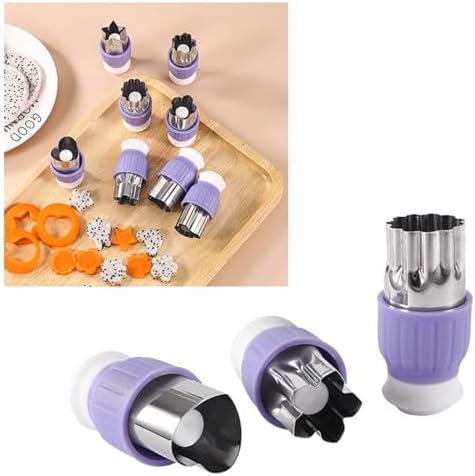 Cute Mini Vegetable Cutter Shapes Set 8pcs
