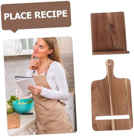 Wooden Recipe Stand for Kitchen Counter and Wall Mount