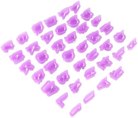 TOPINCN 40pcs Plastic Cookie Cutters for Baking and Party