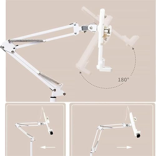 Adjustable Foldable Reading Shelf with Lamp