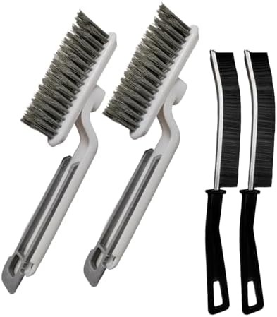 Chuagsetom Hard Bristle Crevice Cleaning Brush