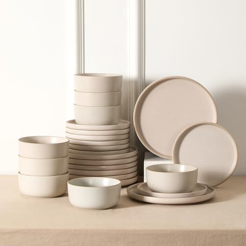 Earth Clay Amber 12-Piece Dinnerware Set 1