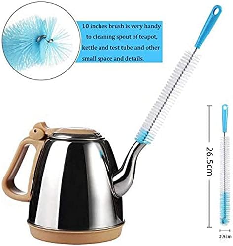 5Pcs Long Handle Cleaning Brush Set for Glassware
