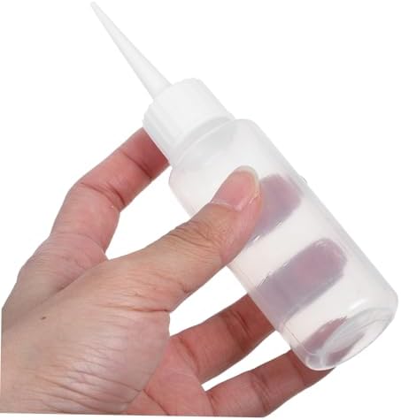 Kichvoe 4pcs Condiment Squeeze Bottles with Moveable Lids
