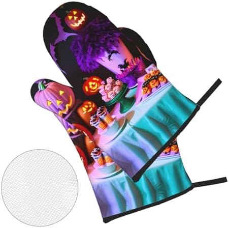 BrUgui 4-Piece Oven Mitts and Potholders Set