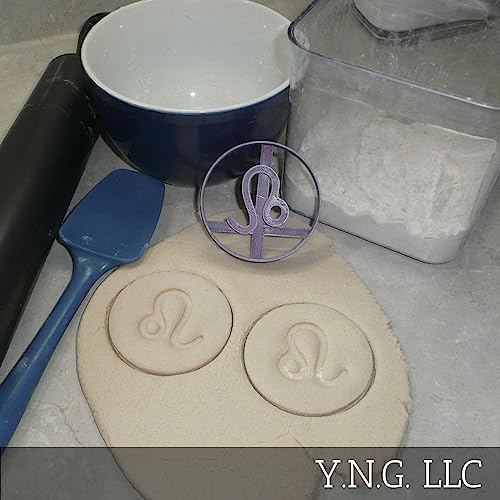 YNGLLC LEO ZODIAC ASTROLOGY COOKIE CUTTER 3D PRINTED Purple