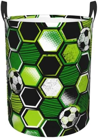 Gbuzozie Football Ball Laundry Hamper with 38L Capacity