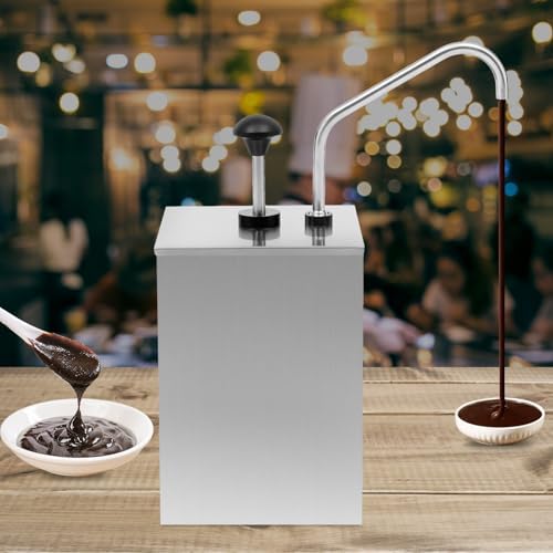 4L Stainless Steel Sauce Dispenser for Commercial Use