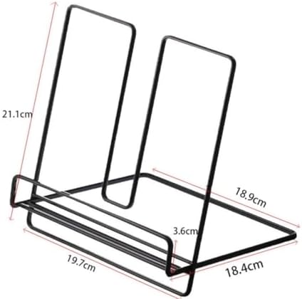 Iron Metal Cookbook Stand Foldable Recipe Holder