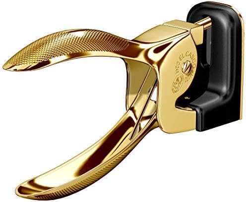 El Casco Black 23kt Gold Plated Cigar Cutter M-765LN
