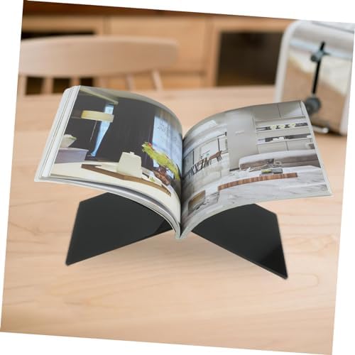 HOODANCOS Acrylic Cookbook Stand for Kitchen