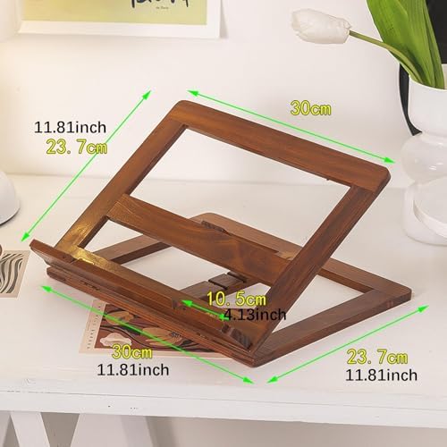 Nishiyuenyi Cookbook Stand Folded Bookshelf