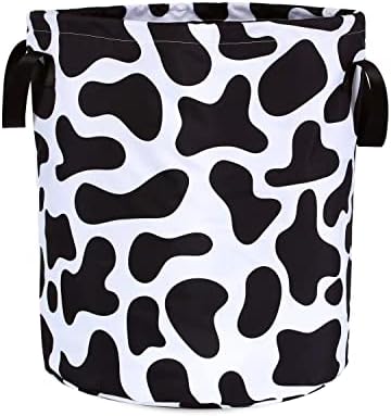 NUTAINLA Cow Print Foldable Laundry Basket