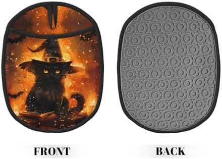 Buewutiry Halloween Witch Hat Hot Pads with Hanging Loop
