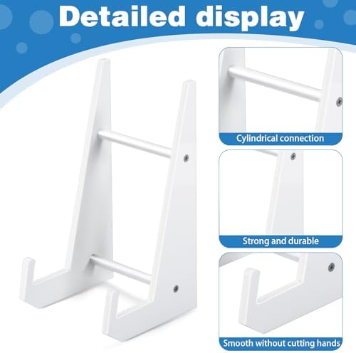 Cinnvoice Acrylic Recipe Stand Holder for Kitchen Counter White