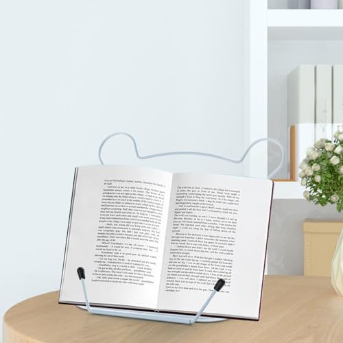Tachiuwa Metal Book Holder for Displaying Artwork and Blue