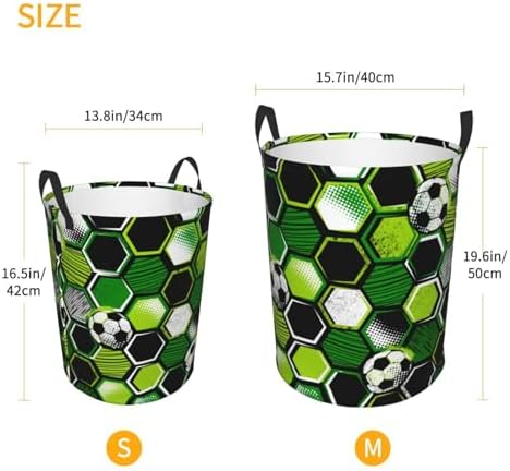 Gbuzozie Football Ball Laundry Hamper with 38L Capacity