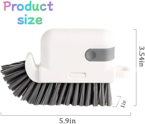 3-In-1 Window Cleaning Brush with Tweezers