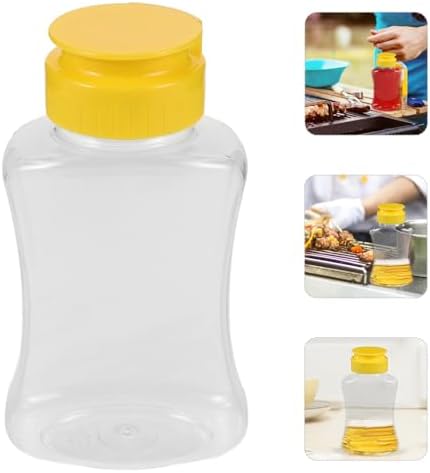 Luxshiny 180ml Condiment Squeeze Bottles with Funnel
