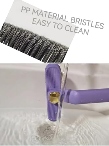 2Pcs Rotating Crevice Brush for Bathroom and Small Spaces
