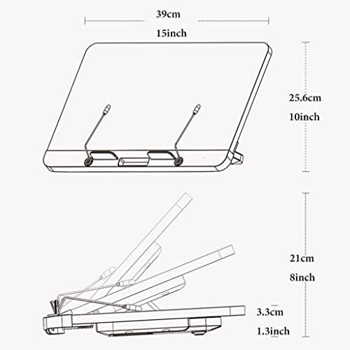 Wooden Cookbook Holder Stand Adjustable and Foldable