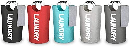 Mziart 90L Collapsible Laundry Hamper with Alloy Handles 1