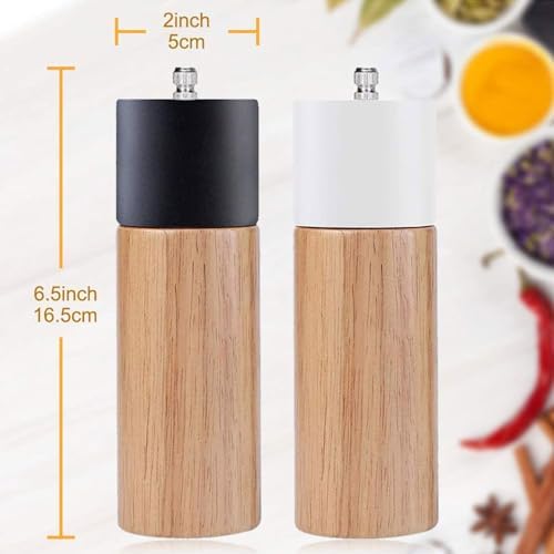 Ricicart Pepper Salt Mill Set Adjustable Coarseness