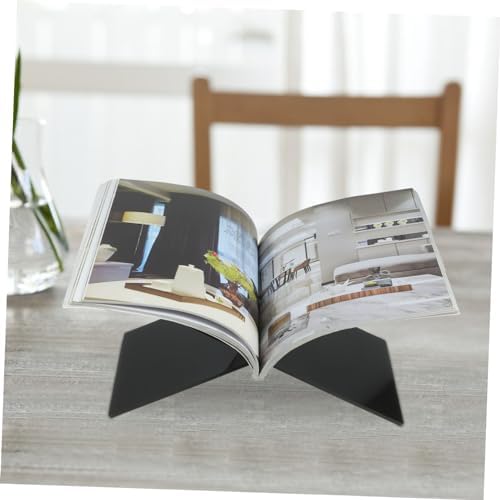 COHEALI Acrylic Cookbook Stand Kitchen Display Stand