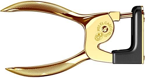 El Casco Black 23kt Gold Plated Cigar Cutter M-765LN