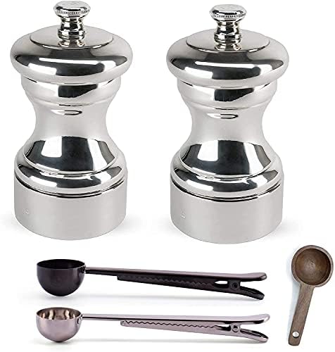 Peugeot Mignonnette Silver Salt Pepper Mill Set