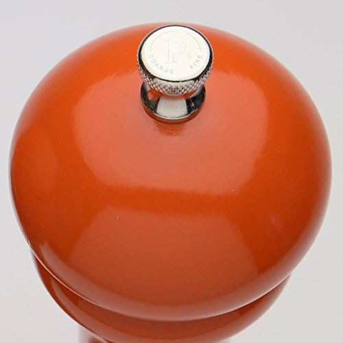 Chef Specialties 8 Inch Butternut Orange Pepper Mill and Salt Shaker Set