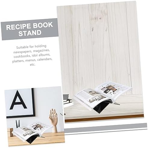 HOLIDYOYO 1 Set Coffee Table Book Stand for Kitchen and Desk