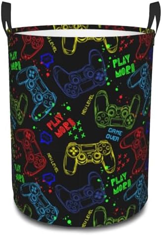 Luixdie Gaming Laundry Basket for Kids and Boys 1