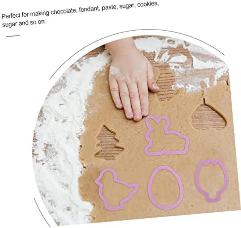 UTHCLO 10Pcs Easter Cookie Cutters Set PP Plastic
