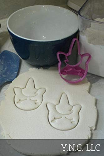 Unicorn Face Cookie Cutter - USA Made Food Safe