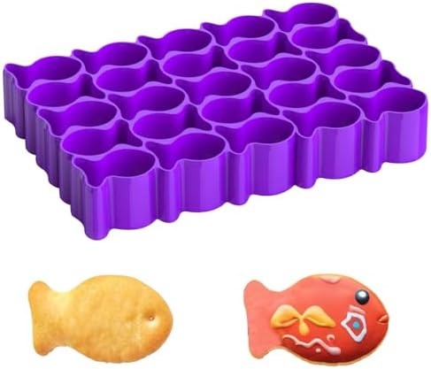 25 Cavity Fish Biscuit Cutter for Baking