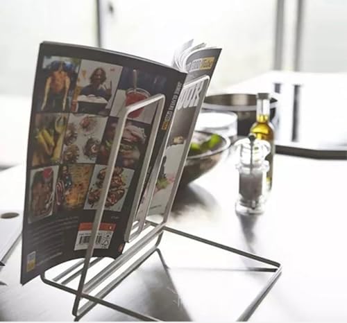 Iron Metal Cookbook Stand Foldable Recipe Holder