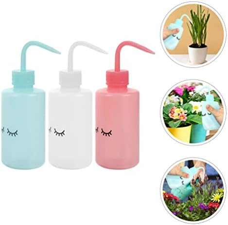 NIYANGLE 3pcs Curved Mouth Squeeze Bottle Set