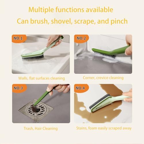 3 in 1 Crevice Cleaning Brush for Kitchen and Bathroom